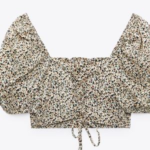 Zara Cropped Top Size S